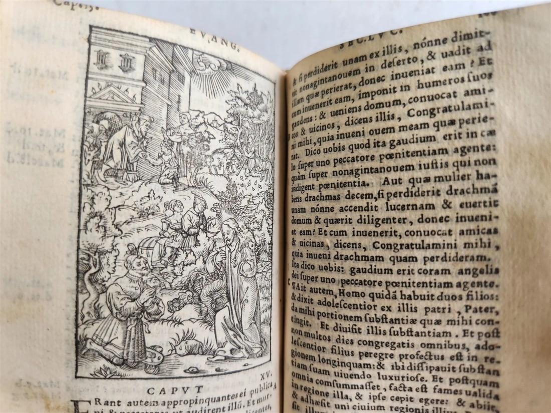 1539 BIBLE in LATIN FULLY ILLUSTRATED antique VELLUM rare 16th CENTURY - 15