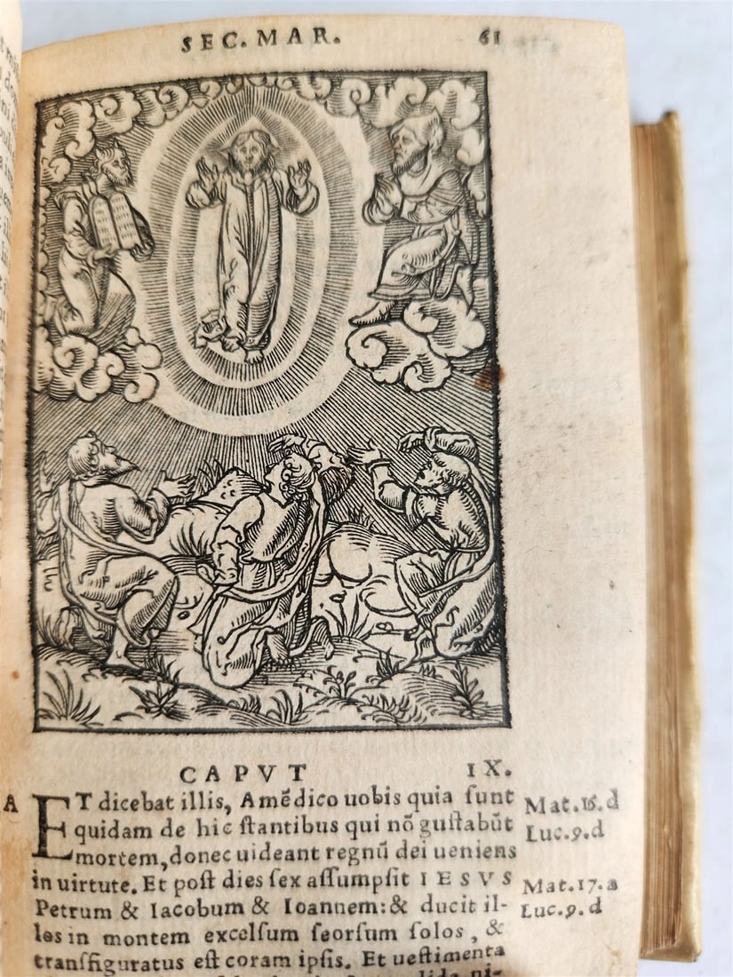 1539 BIBLE in LATIN FULLY ILLUSTRATED antique VELLUM rare 16th CENTURY - 9