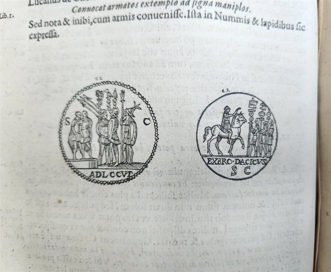 1598 DE MILITIA ROMANA by LIPSIUS antique ILLUSTRATED WARFARE Plantiniana vellum - 18