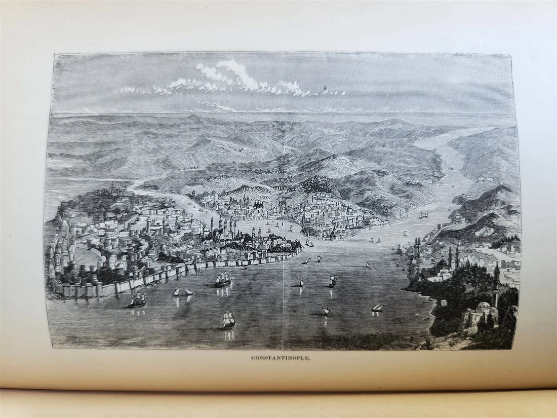 1879 FROM EGYPT TO PALESTINE by S. Bartlett antique ILLUSTRATED w/ FOLDING MAP - 14
