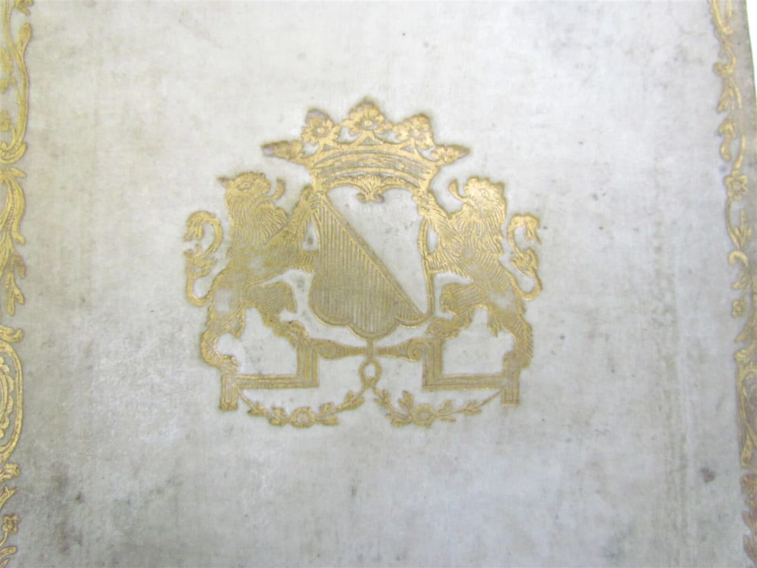 1778 AESOP FABLES UTRECHT ARMORIAL VELLUM antique PHAEDRUS Fabularum Aesopiarum - 5