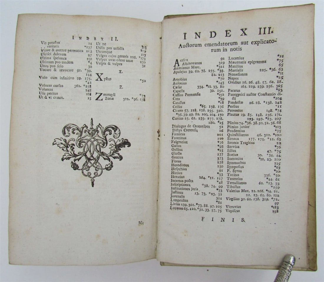 1778 AESOP FABLES UTRECHT ARMORIAL VELLUM antique PHAEDRUS Fabularum Aesopiarum - 8