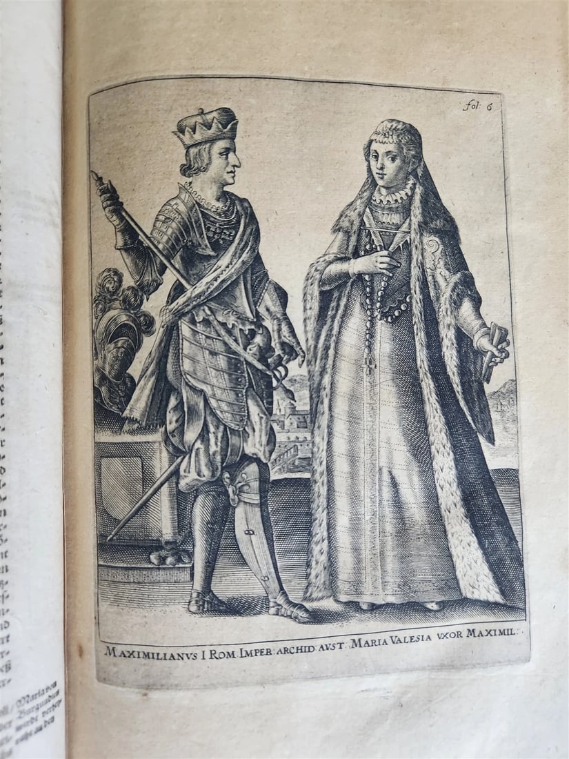 1614 ILLUSTRATED GERMAN HISTORY Lower Saxony War description antique VELLUM - 10