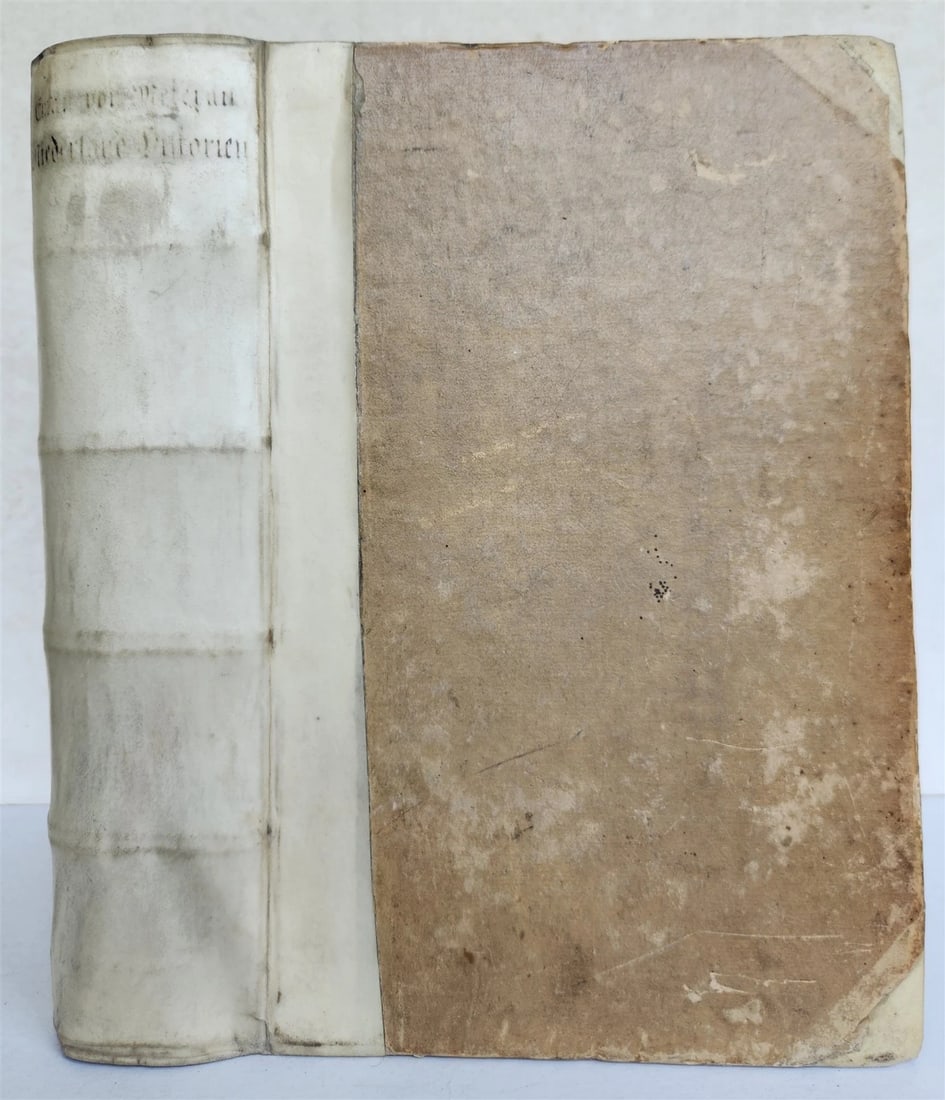 1614 ILLUSTRATED GERMAN HISTORY Lower Saxony War description antique VELLUM - 2