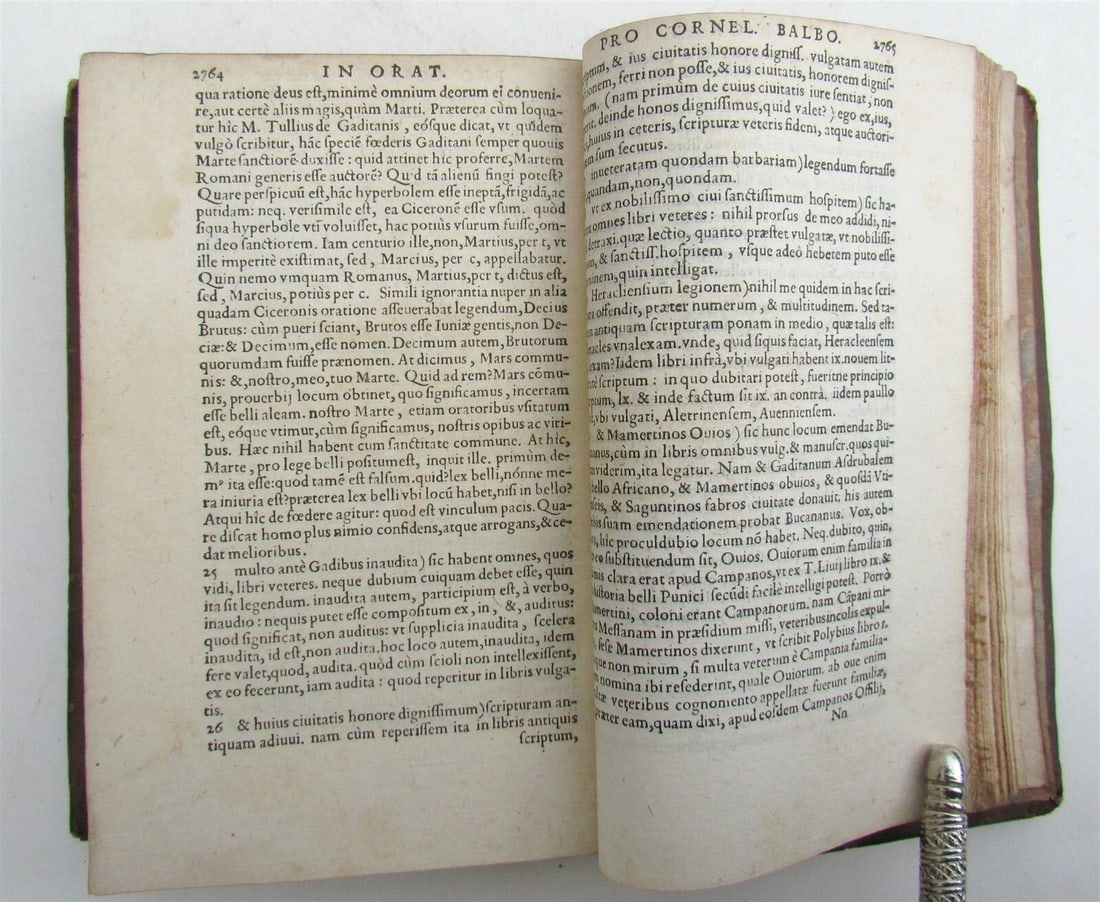 1580 CICERO ORATIONUM 16th CENTURY - 10