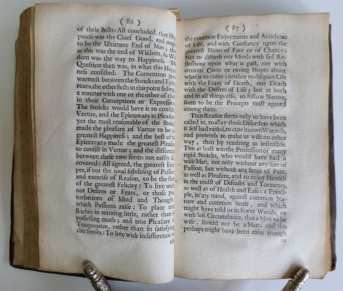 1690 MISCELLANEA. 2nd PART in 4 ESSAYS by Sir WILLIAM TEMPLE antique in ENGLISH - 5