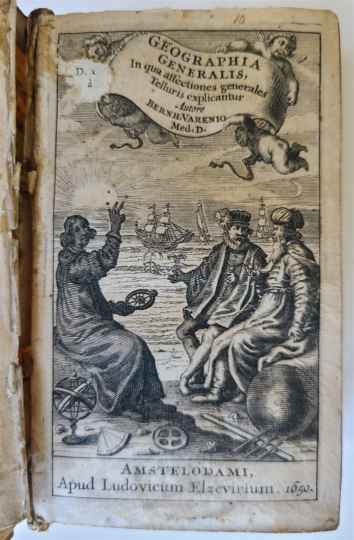 1650 GEOGRAPHIA GENERALIS by Bernhardus VARENIUS antique GEORGAPHY VELLUM BOUND: Title: 1650 GEOGRAPHIA GENERALIS by Bernhardus VARENIUS antique GEORGAPHY VELLUM BOUND Description: GEOGRAPHIA GENERALIS, IN QUA AFFECTIONES GENERALES TELLURIS EXPLICANTUR. by VARENIUS, Bernhardus