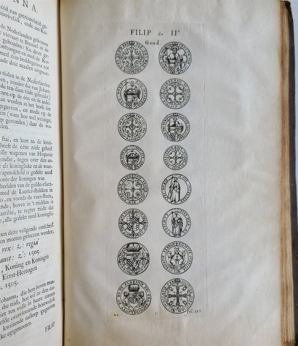 1700 NUMISMATICS of NETHERLANDS antique DE MUNT DER GRAAVEN van HOLLAND - 12