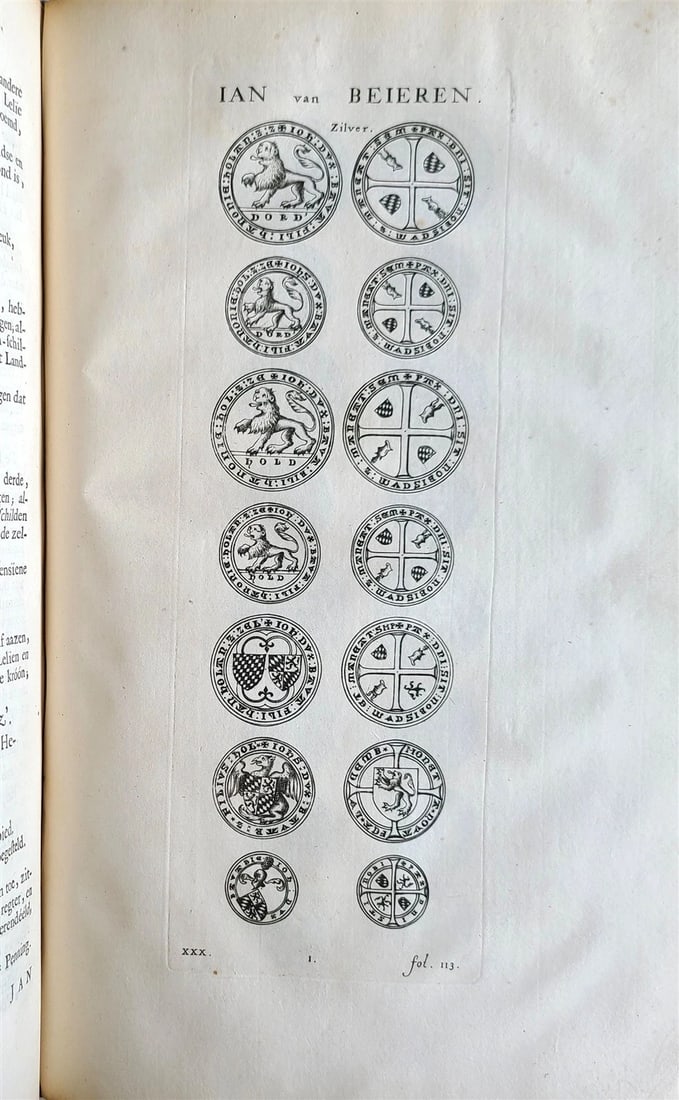 1700 NUMISMATICS of NETHERLANDS antique DE MUNT DER GRAAVEN van HOLLAND - 8