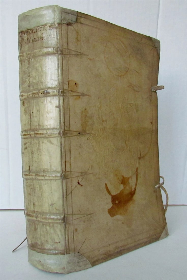 1636 NETHERLANDS HISTORY ILLUSTRATED VELLUM BINDING antique FOLIO - 2