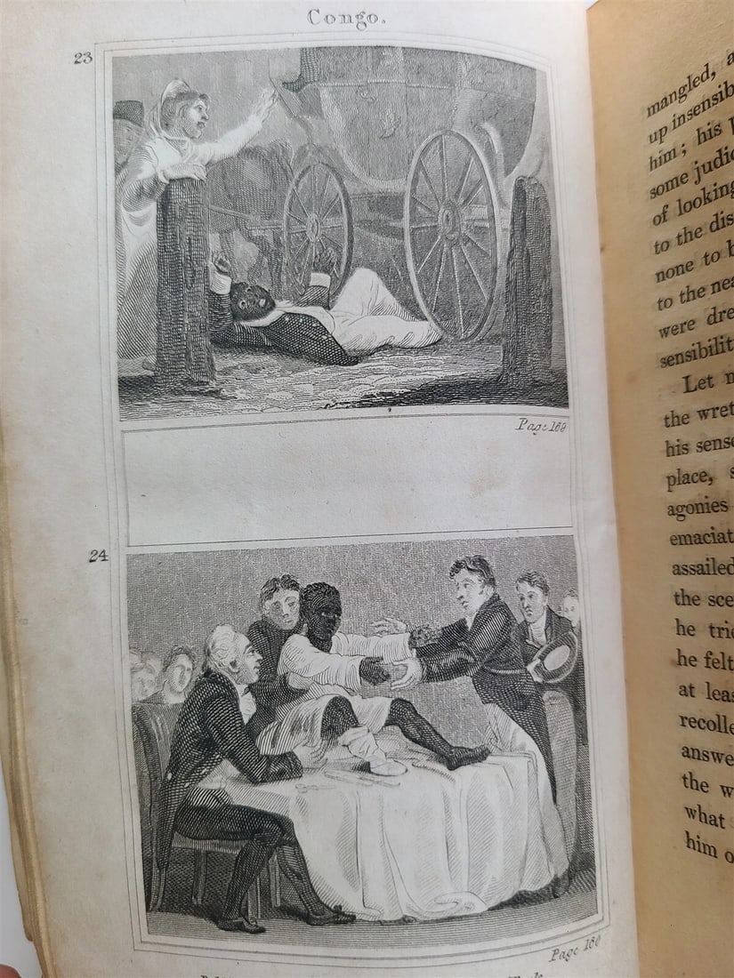 1825 ADVENTURES of CONGO ACCOUNT of SHIPWRECK antique illustrated RARE - 12