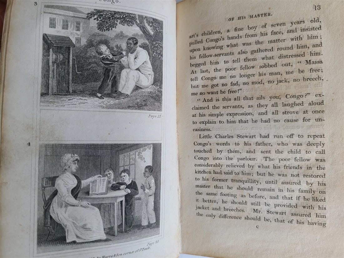 1825 ADVENTURES of CONGO ACCOUNT of SHIPWRECK antique illustrated RARE - 3