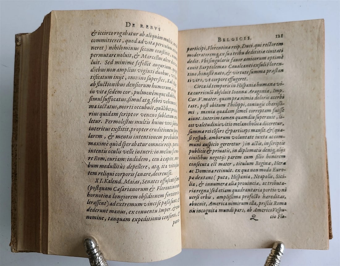 1583 HISTORY of BELGIUM by Philippe GALLE 16th CENTURY antique Historia Belgica - 6