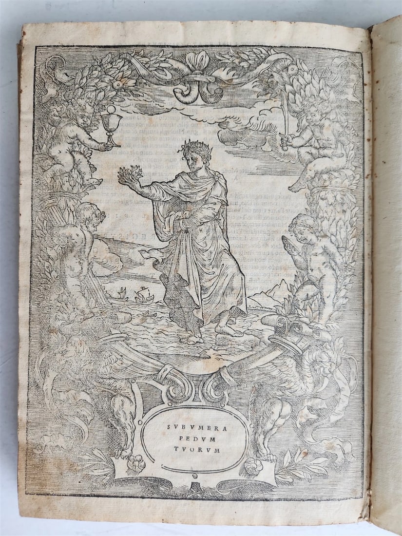 1557 LIVES of SAINTS ILLUSTRATED antique in ITALIAN scarce: Title: 1557 LIVES of SAINTS ILLUSTRATED antique in ITALIAN scarce Description: Vite de santi padri, con il Prato spirituale, dal Latino in lingua volgare riddote... Venice, (Pincio); 1557 With