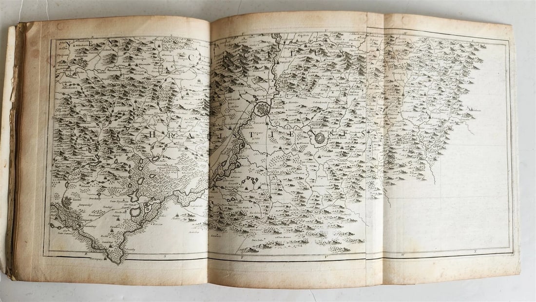 1758 46 MAPS NOUVEAU THEATRE DE GUERRE ATLAS TOPOGRAPHIQUE ET MILITAIRE antique - 12