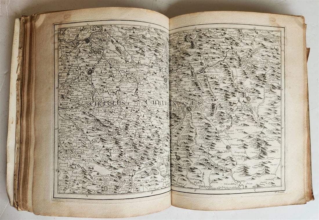 1758 46 MAPS NOUVEAU THEATRE DE GUERRE ATLAS TOPOGRAPHIQUE ET MILITAIRE antique - 8
