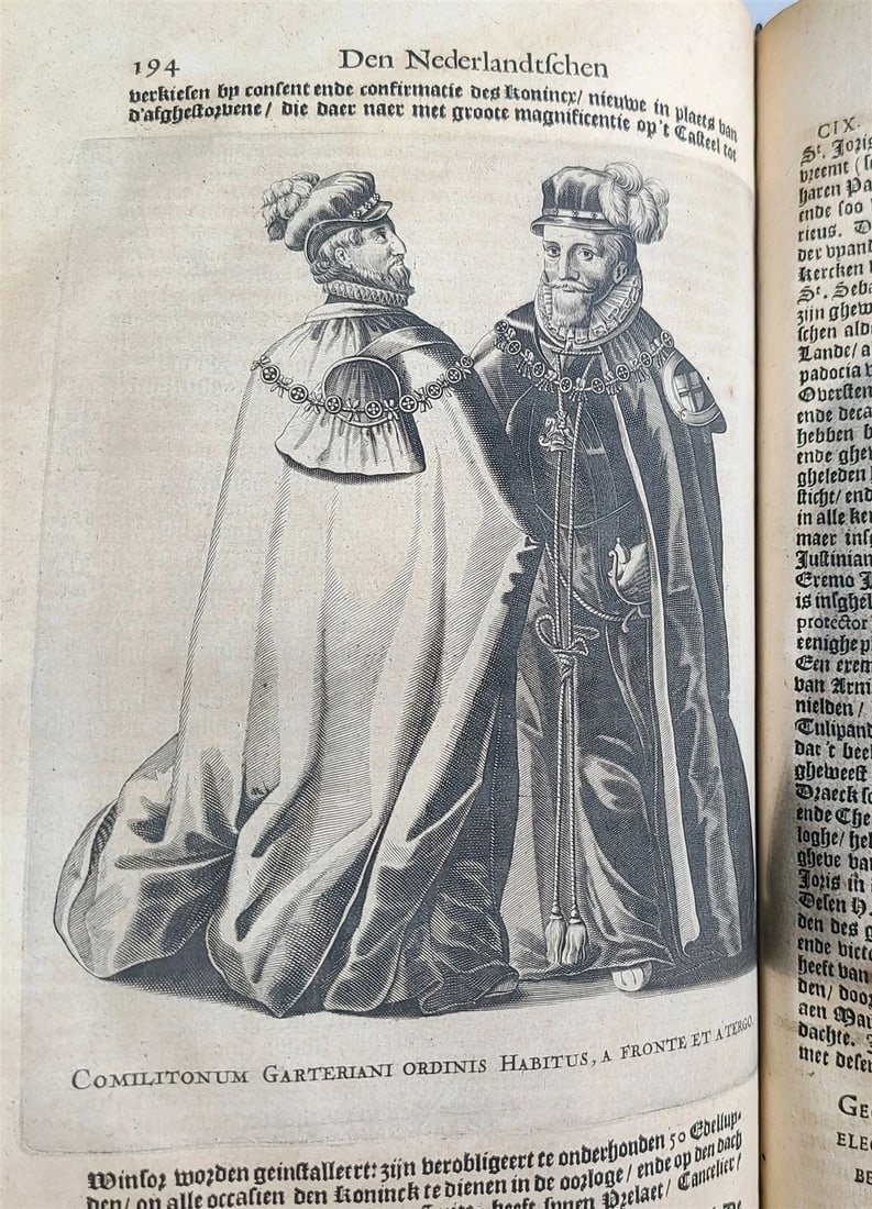 1645 NETHERLANDS HISTORY ILLUSTRATED w/ 116 WOODCUTS antique (1 of 11)