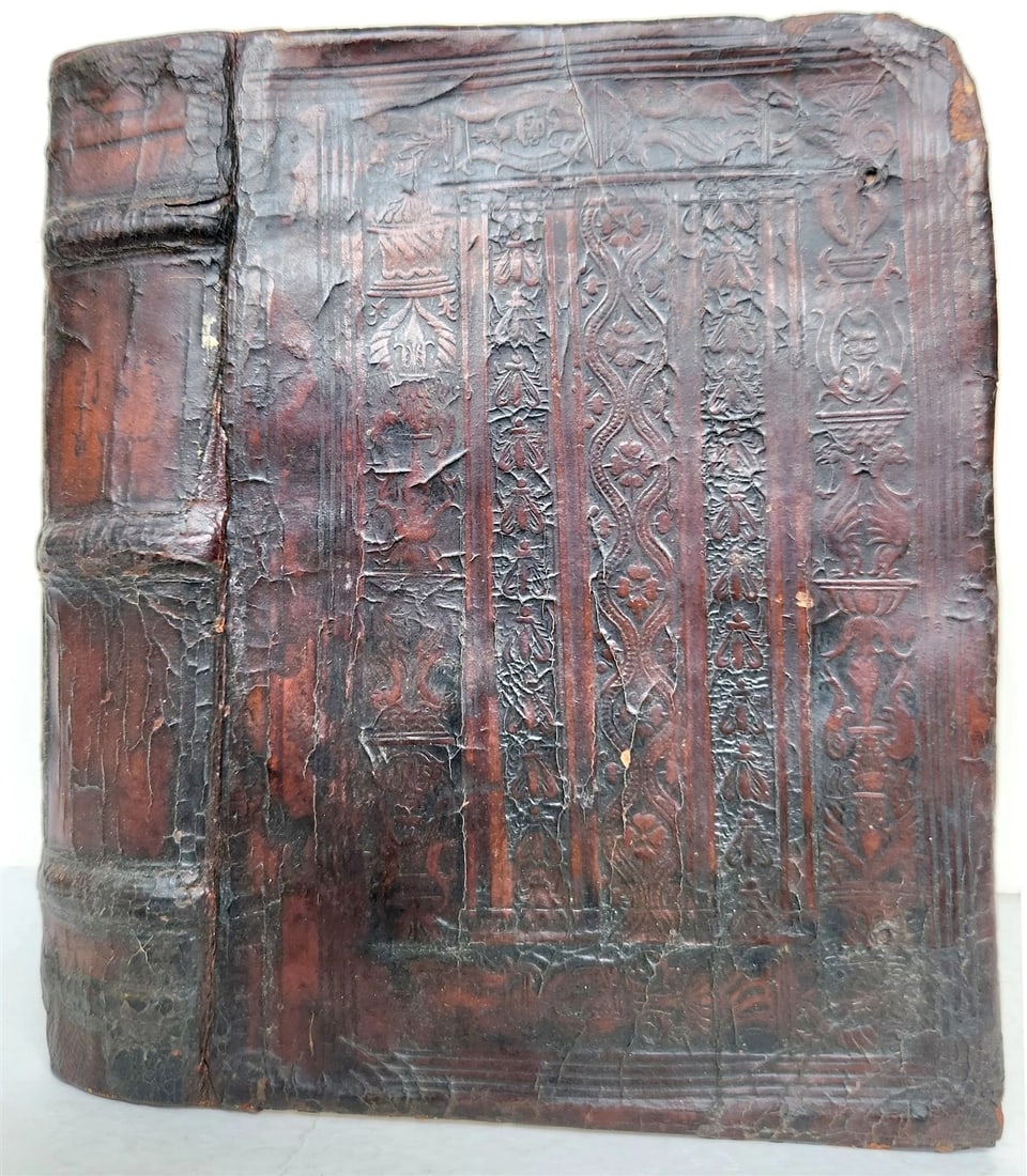 1518 SERMONS POST-INCUNABULA antique early 16th CENTURY original binding RARE - 2