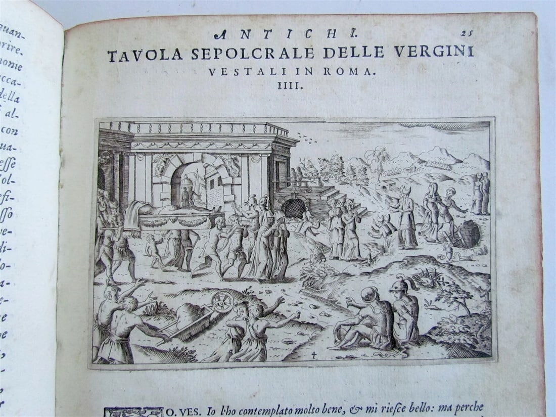 1574 ILLUSTRATED ANCIENT BURIAL RITES antique Funerali antichi VELLUM BINDING - 6