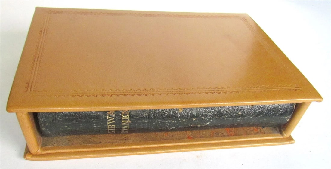 1875 BIBLE in LANGUAGE of OJIBWA INDIANS NEW TESTAMENT antique EXTREMELY RARE - 5