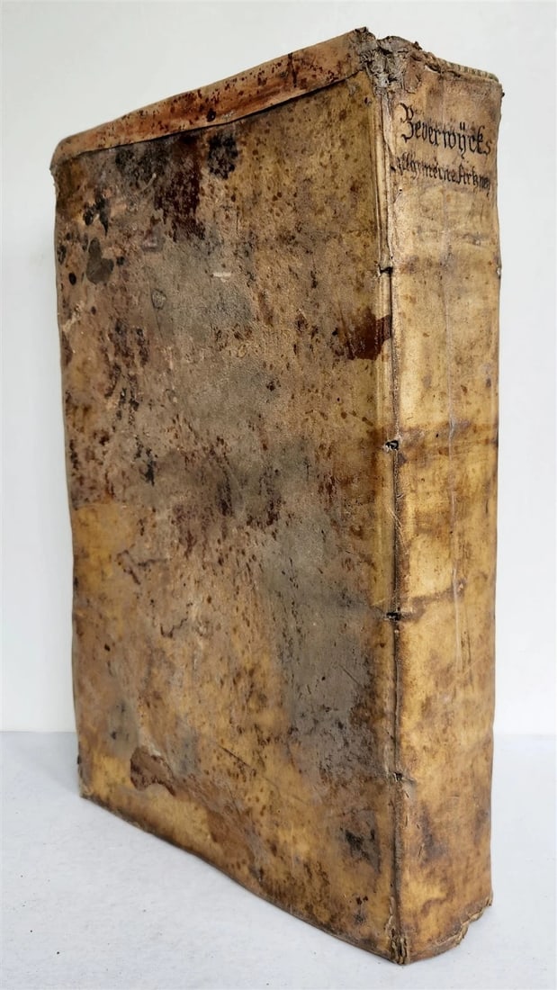 1674 MEDICAL TREATISE by Beverwyck ILLUSTRATED antique VELLUM BOUND FOLIO - 5