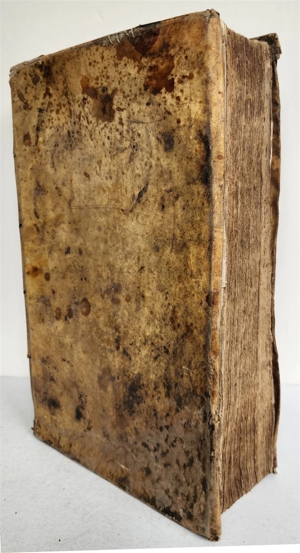 1674 MEDICAL TREATISE by Beverwyck ILLUSTRATED antique VELLUM BOUND FOLIO - 6
