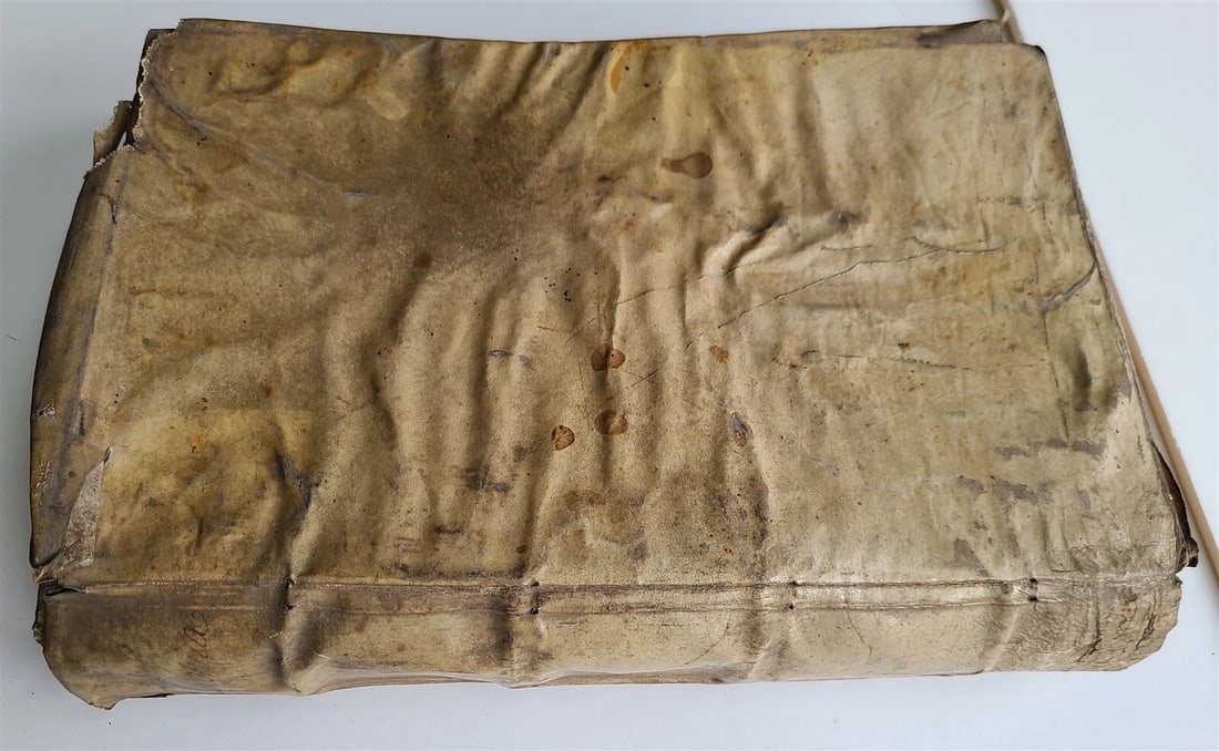 1565 BIBLE in DUTCH ILLUSTRATED 16th CENTURY antique FOLIO VELLUM BOUND rare - 2