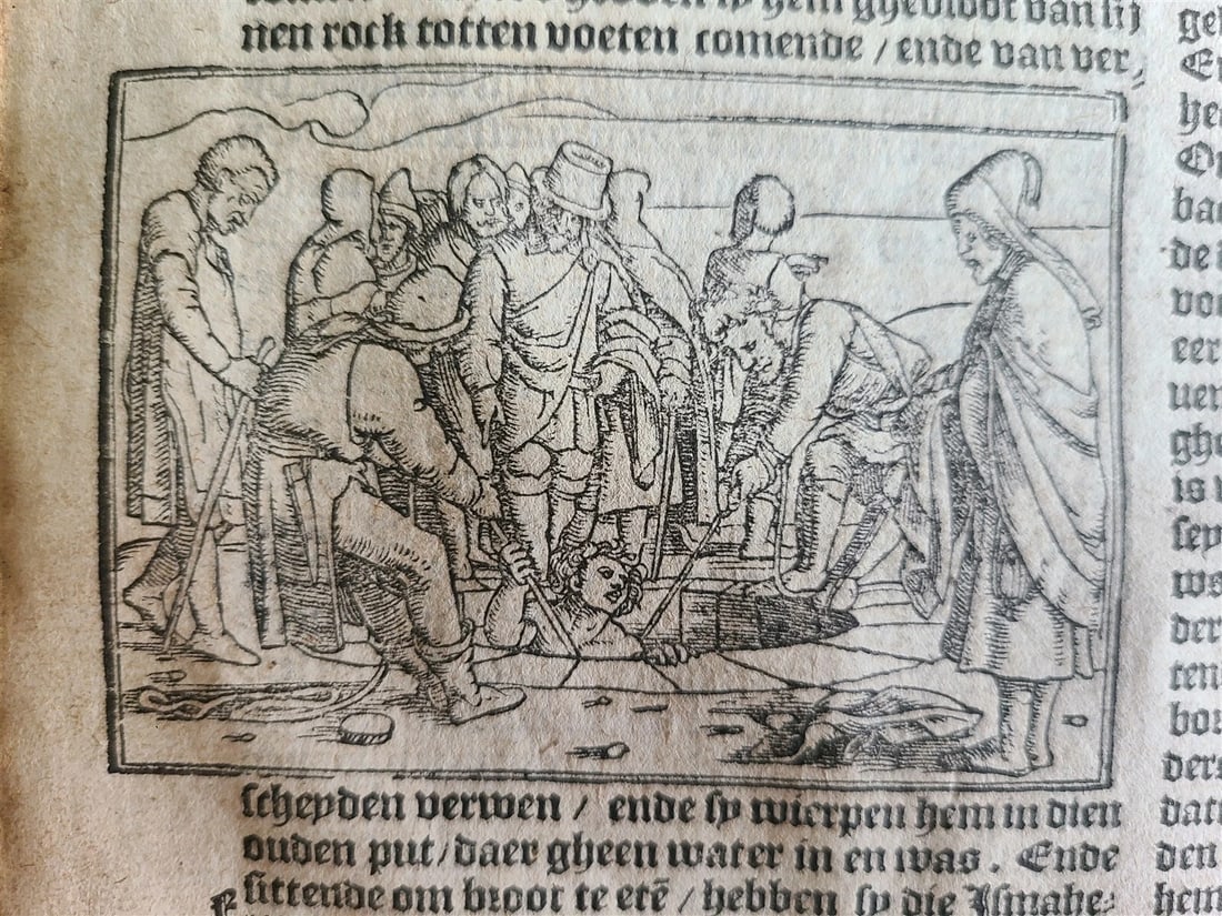 1565 BIBLE in DUTCH ILLUSTRATED 16th CENTURY antique FOLIO VELLUM BOUND rare - 9