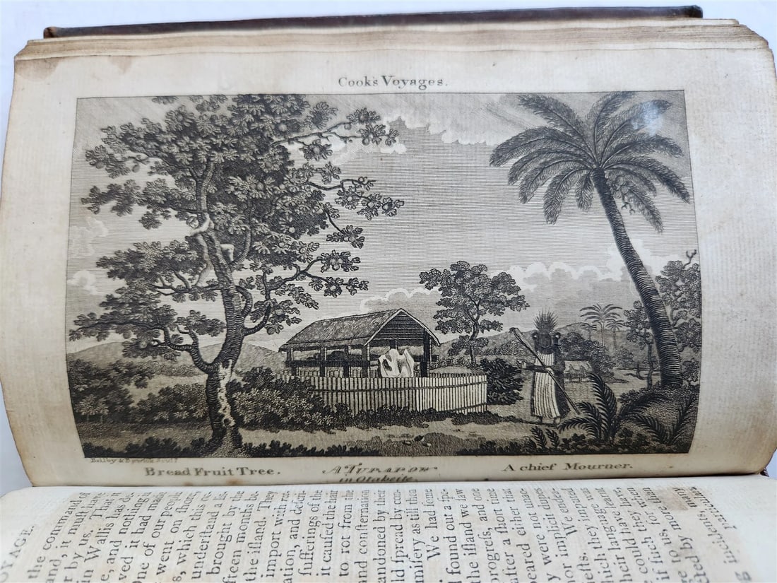 1790 CAPTAIN COOK'S VOYAGES ROUND THE WORLD 3 VOLS ILLUSTRATED antique ENGLISH - 16