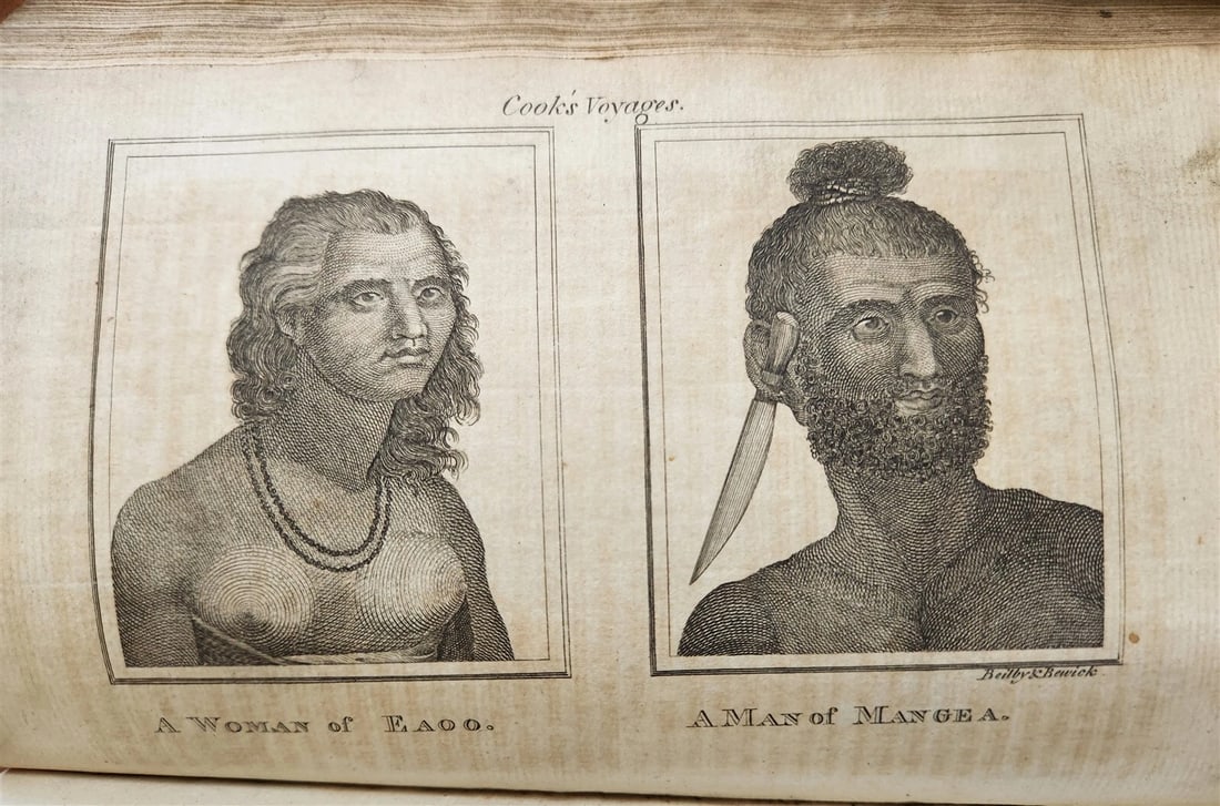 1790 CAPTAIN COOK'S VOYAGES ROUND THE WORLD 3 VOLS ILLUSTRATED antique ENGLISH - 6