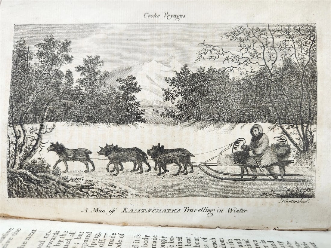 1790 CAPTAIN COOK'S VOYAGES ROUND THE WORLD 3 VOLS ILLUSTRATED antique ENGLISH - 7