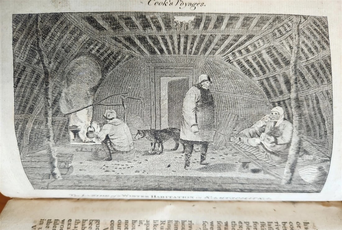 1790 CAPTAIN COOK'S VOYAGES ROUND THE WORLD 3 VOLS ILLUSTRATED antique ENGLISH - 8