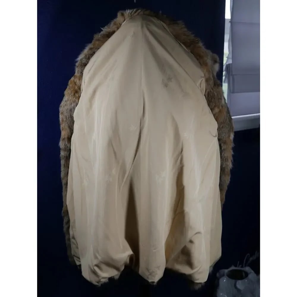 Gorgeous Spotted Lynx hooded Fur Coat Jacket - 5