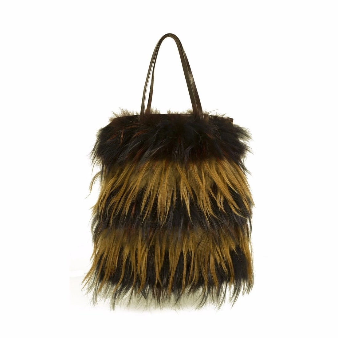 Fendi Long Hair Fox Stripped Fur Brown Leather Shoulder Bucket Tote Bag Handbag: Title:Fendi Long Hair Fox Stripped Fur Brown Leather Shoulder Bucket Tote Bag Handbag Description:Fendi Long Hair Fox Stripped Fur Brown Leather Shoulder Bucket Tote Bag Handbag Fendi Long Hair Fox St