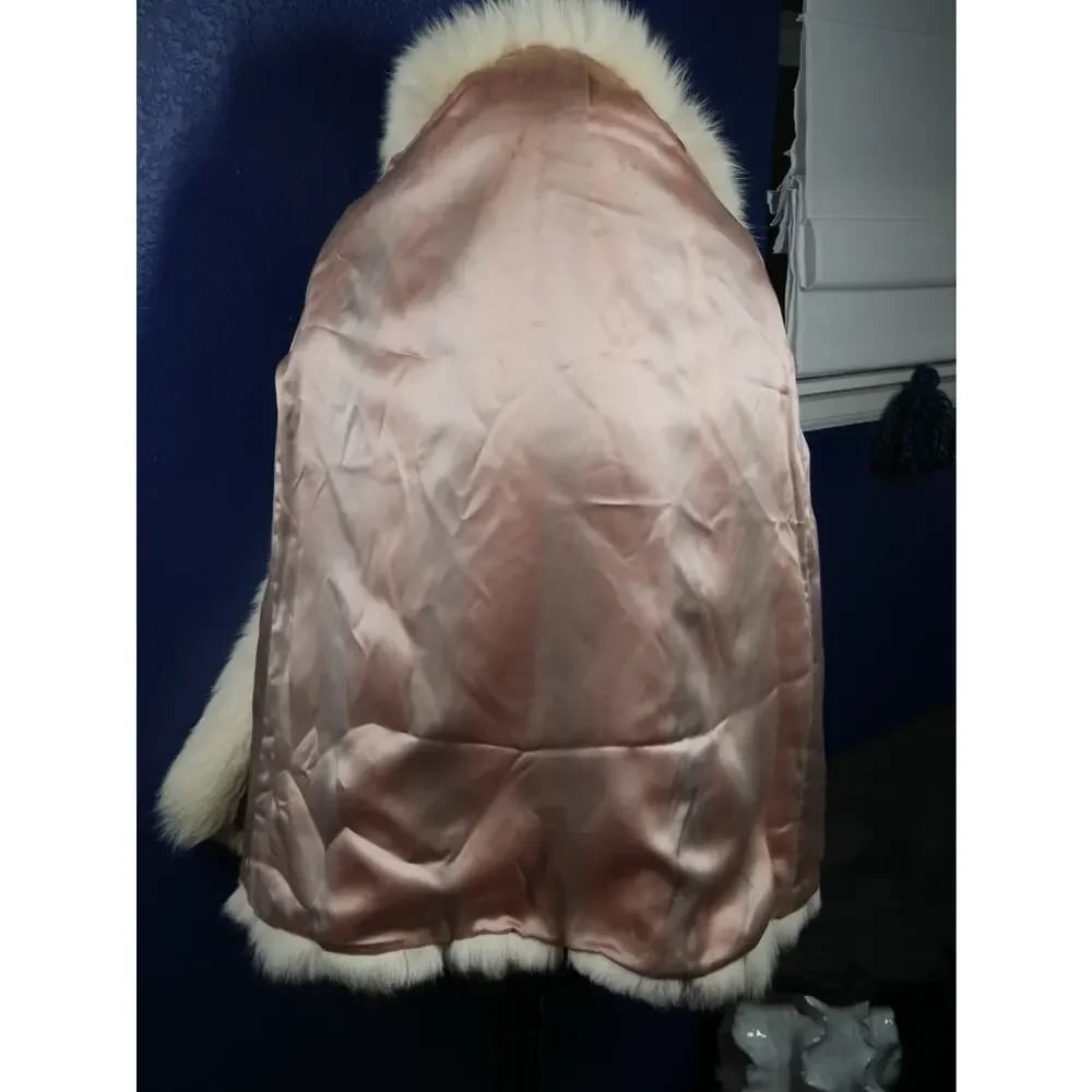 Gorgeous Blue & Shadow Fox Fur Coat Jacket - 5
