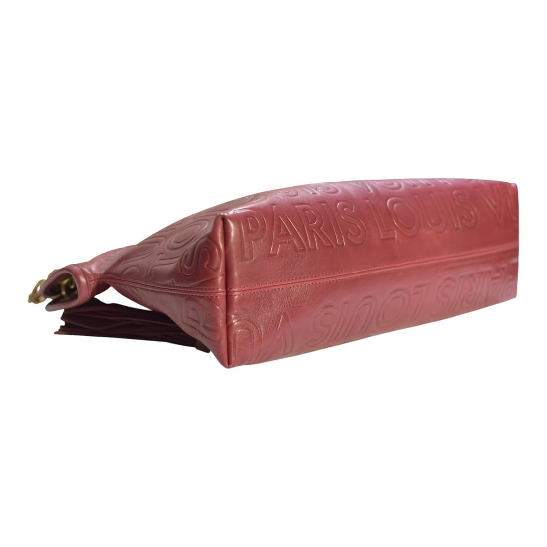 Louis Vuitton Limited Edition Burgundy Leather Paris Souple Wish Bag FW 2008 - 10