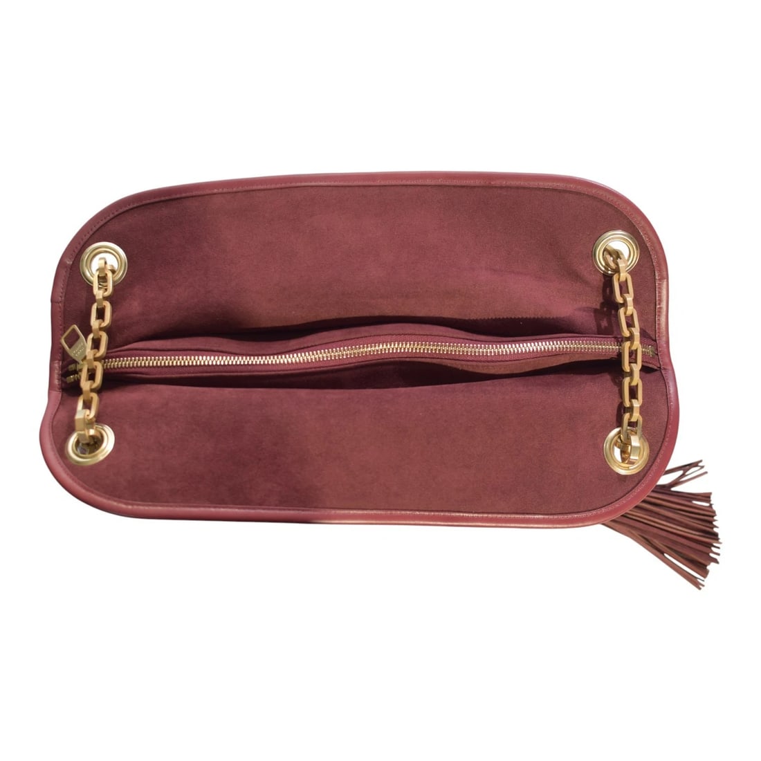 Louis Vuitton Limited Edition Burgundy Leather Paris Souple Wish Bag FW 2008 - 14