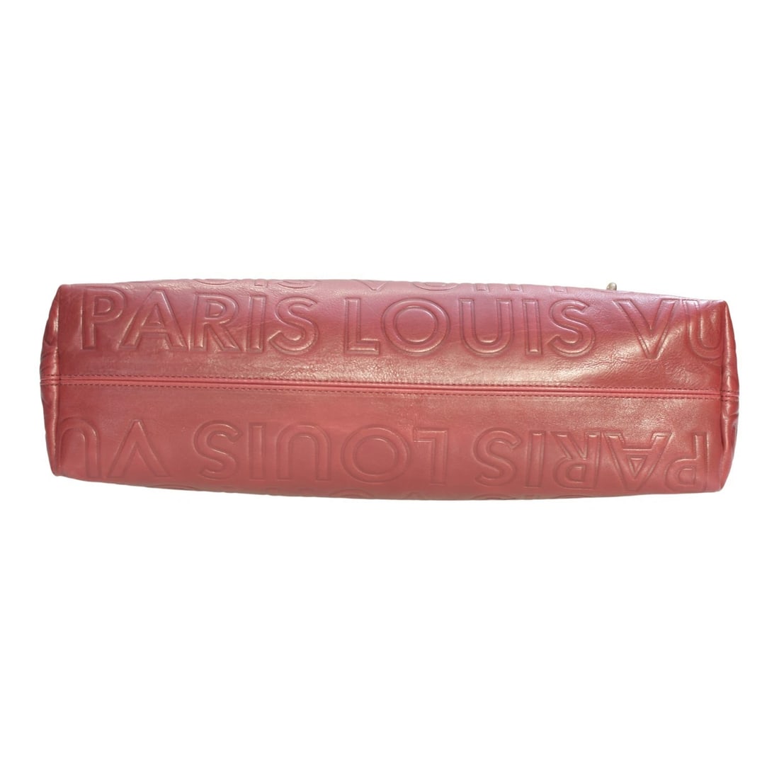 Louis Vuitton Limited Edition Burgundy Leather Paris Souple Wish Bag FW 2008 - 6
