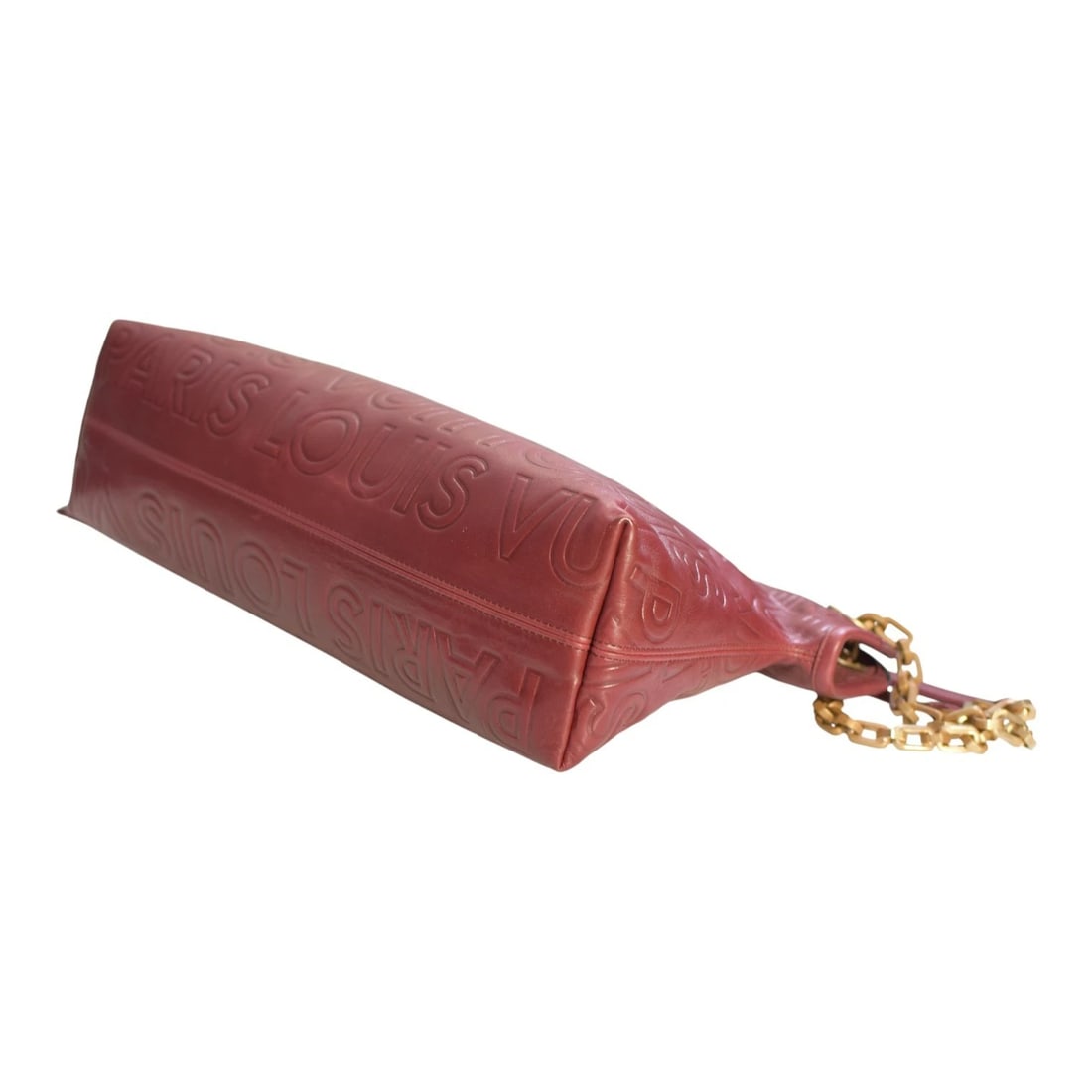 Louis Vuitton Limited Edition Burgundy Leather Paris Souple Wish Bag FW 2008 - 9