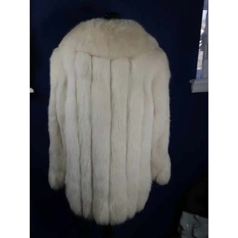Gorgeous Pearl Fox Fur Coat Jacket Great for Wedding! - 3