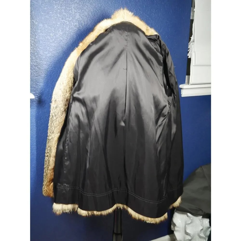Amazing American Plains Fox Fur Coat Jacket Unisex! - 5