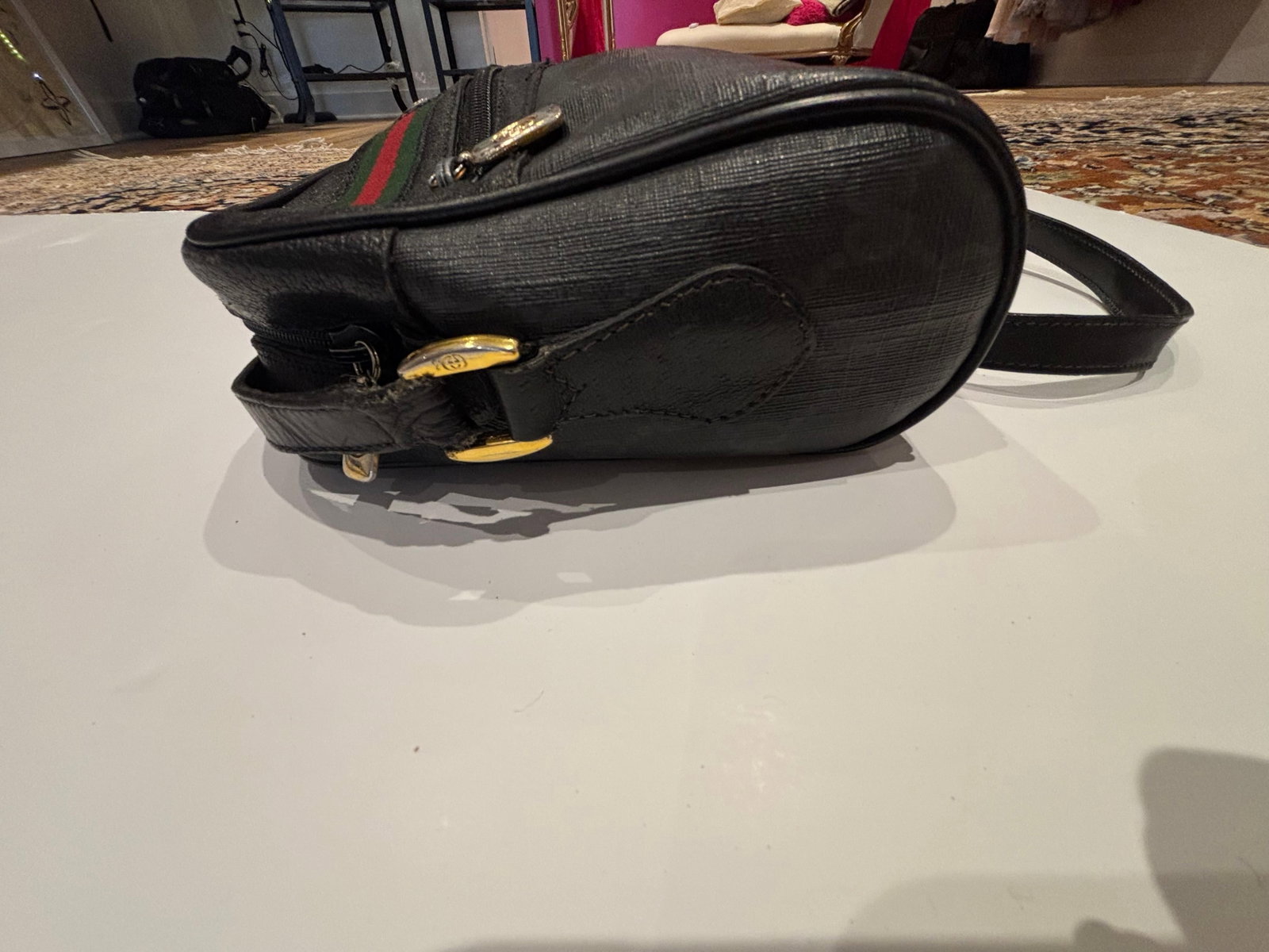1980s Monogram Gucci Accessory Collection Made of Durable Coated Canvas - 4