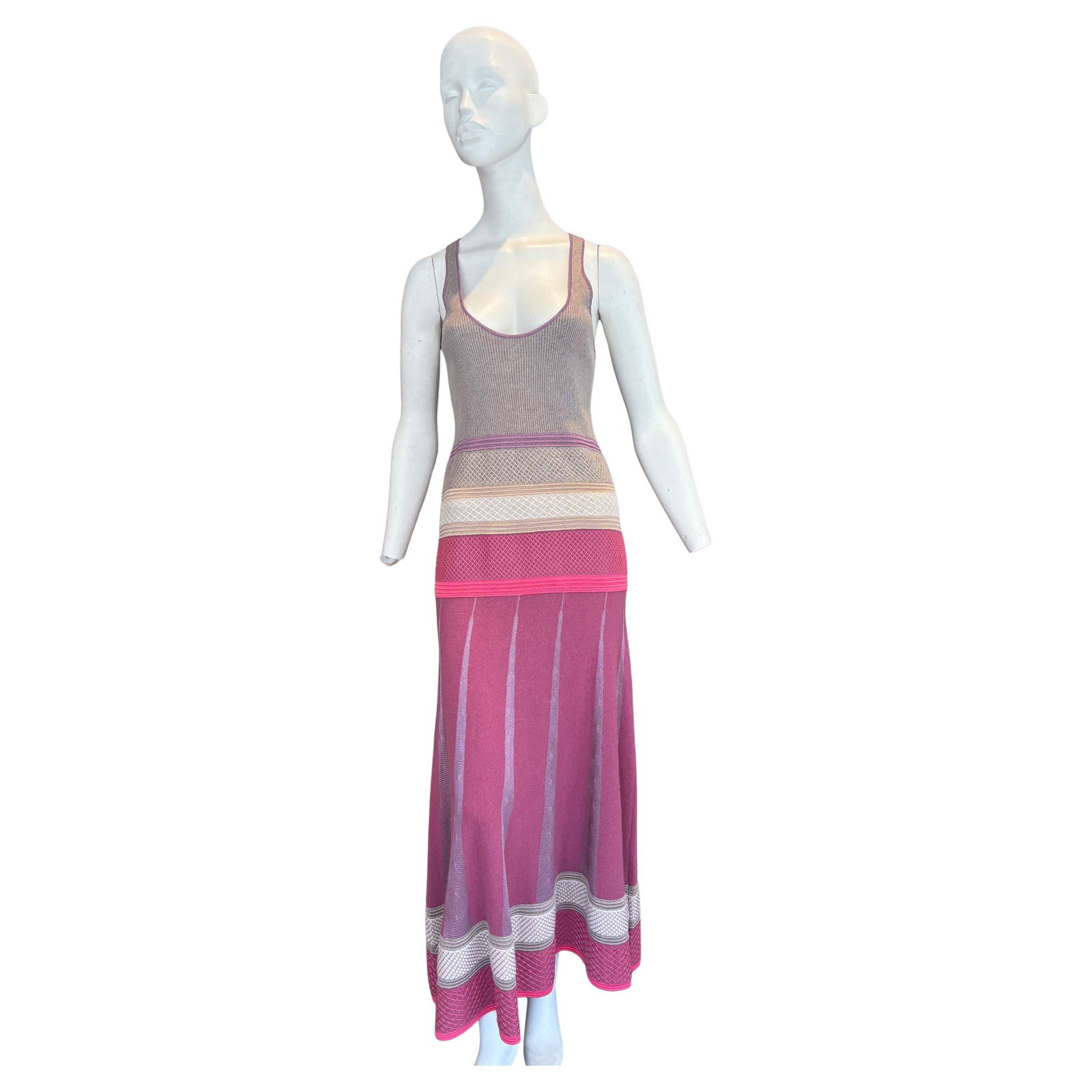AGNONA Stunning NWT Cashmere Long Dress. Marked M but bust stretches from 33-38 - 7