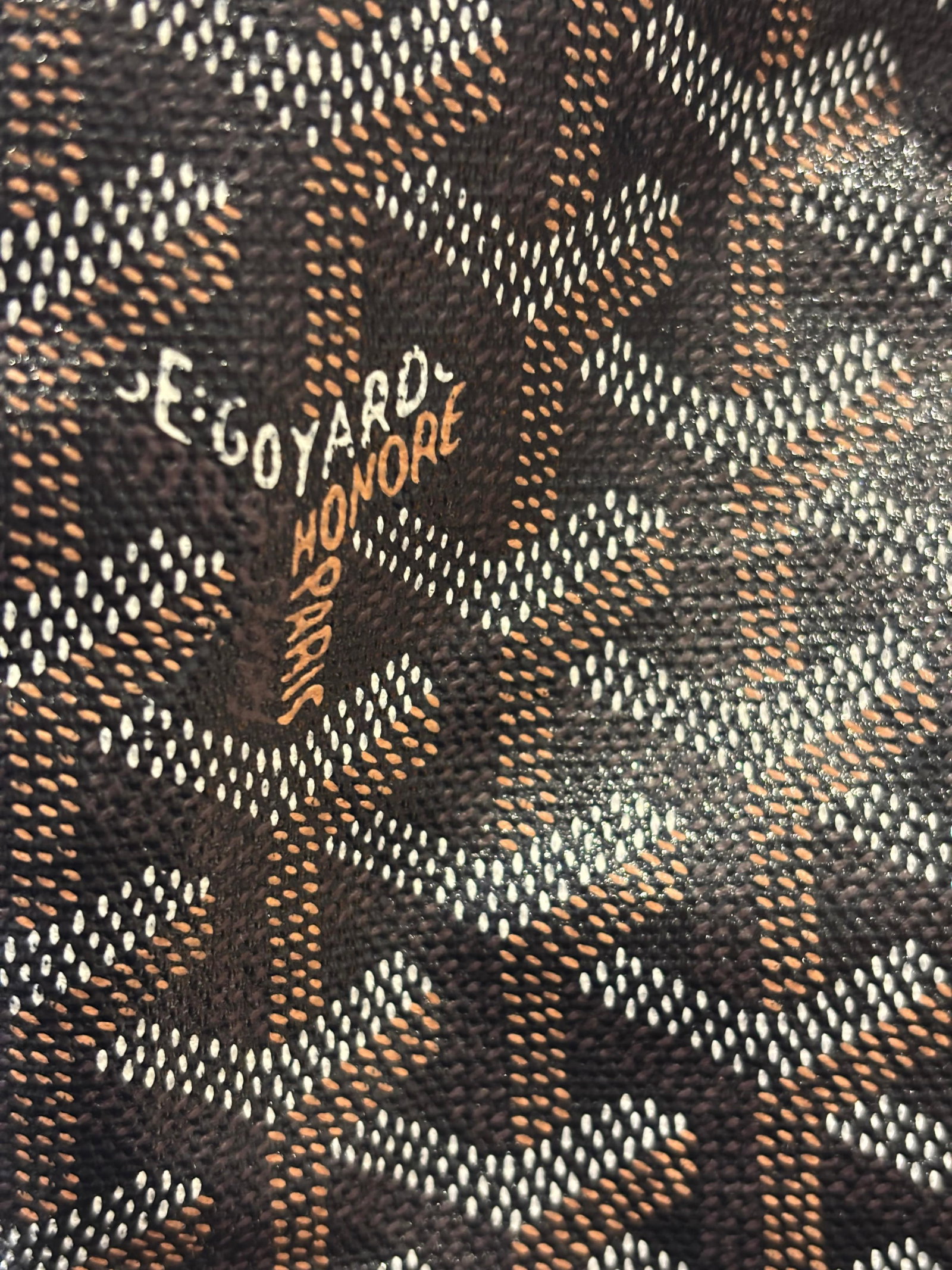 Superb GOYARD Black Canvas Goyardine Saint Louis GM with Dust Cover - 6