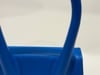 Jacquemus New Chiquita Moyen Electric Blue Leather Crossbody Bag - 8
