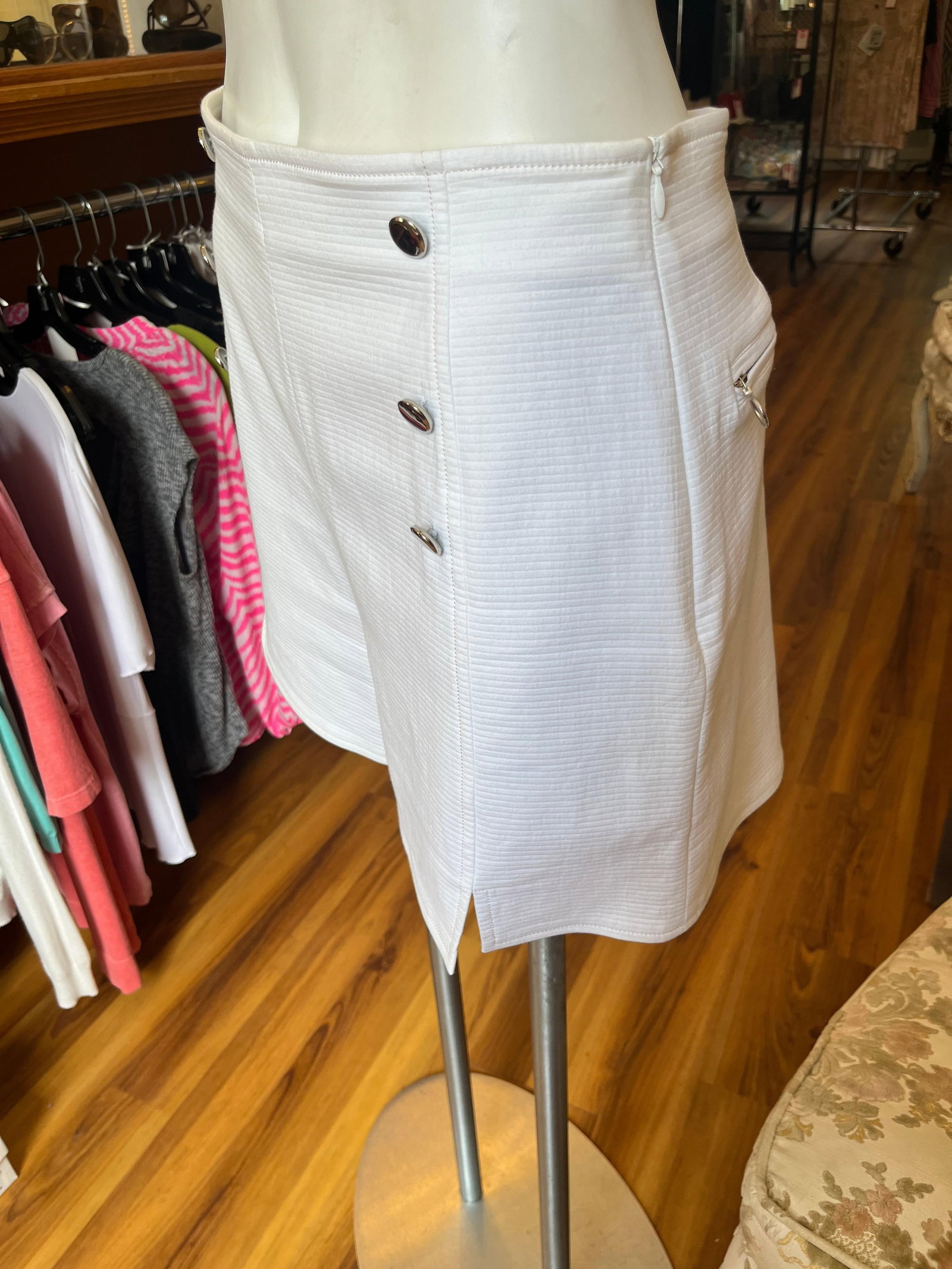 1960s Andre Courreges Skirt Suit (42 fr) 3-Piece Suit (Jacket, Skirt and Shorts) - 3