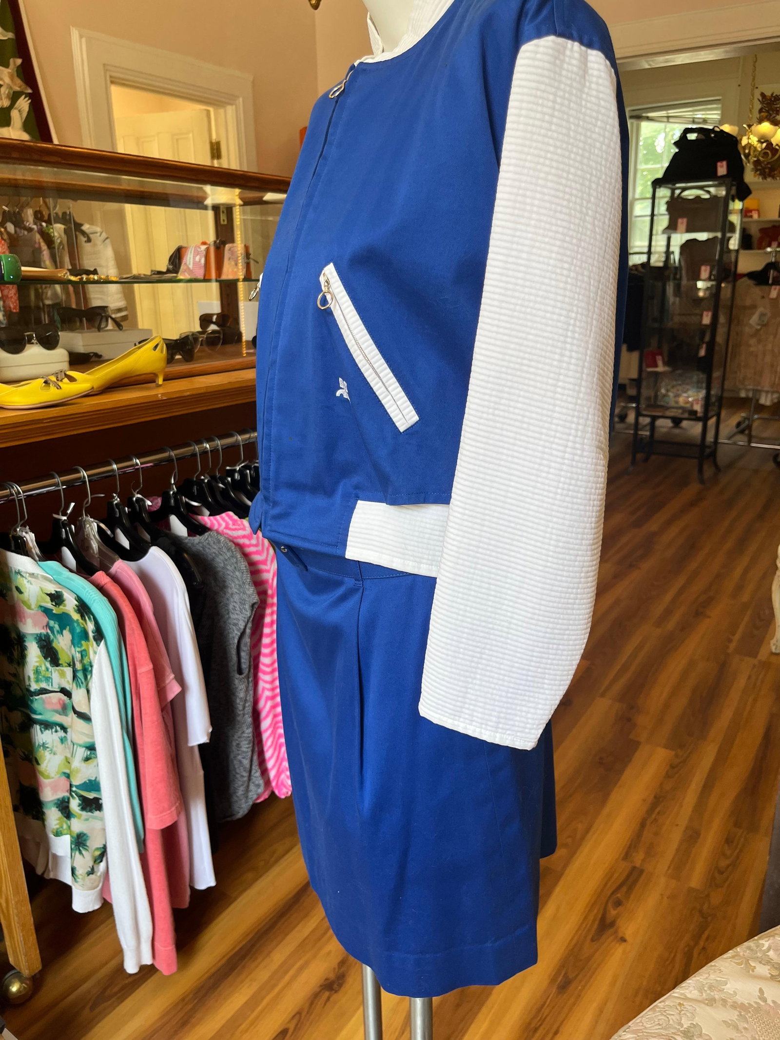 1960s Andre Courreges Skirt Suit (42 fr) 3-Piece Suit (Jacket, Skirt and Shorts) - 9