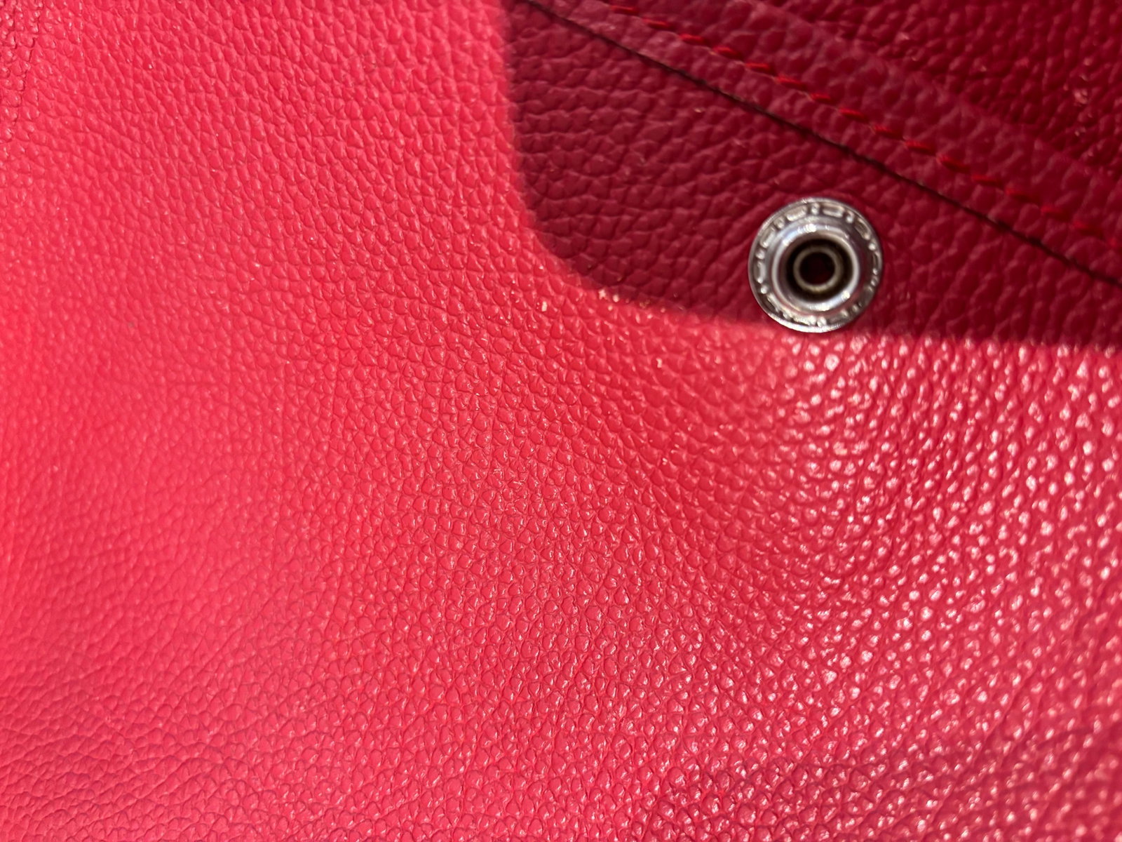 Hermès Vintage Evelyne Clemence III Red Leather Crossbody Bag, 1978 - 6