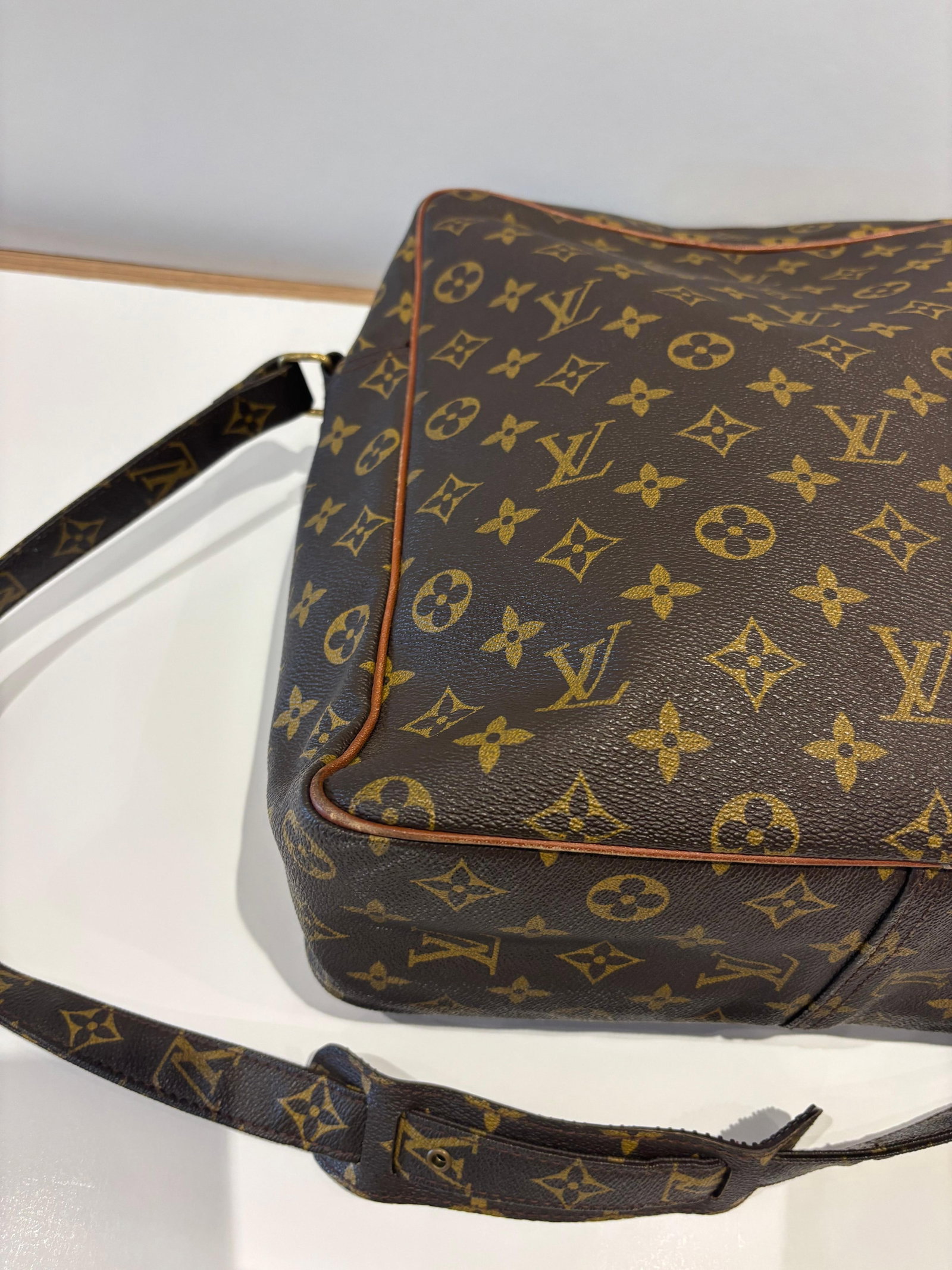 Louis Vuitton Vintage Monogram Canvas and Leather Trim MARCEAU GM Messenger Bag - 6