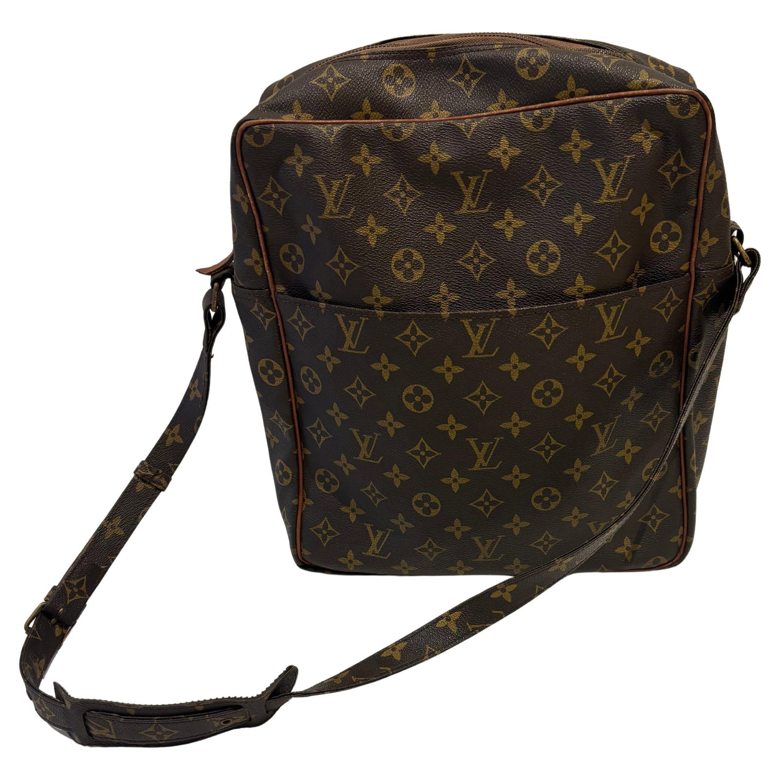 Louis Vuitton Vintage Monogram Canvas and Leather Trim MARCEAU GM Messenger Bag - 7